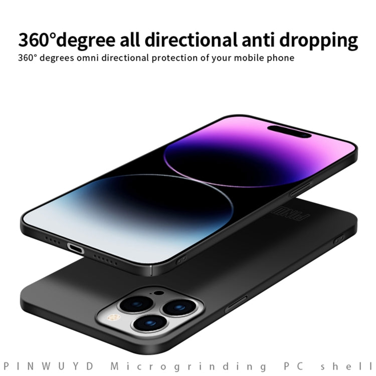 For iPhone 15 Pro Max PINWUYO Micro-Frosted PC Ultra-thin Hard Phone Case with Magsafe Magnetic Ring(Red) - iPhone 15 Pro Max Cases by PINWUYO | Online Shopping South Africa | PMC TechLife | Buy Now Pay Later Mobicred
