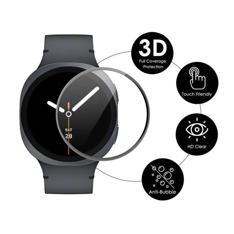 For Samsung Galaxy Watch8 44mm 2pcs ENKAY 3D Full Coverage Soft PC Edge PMMA HD Screen Film - free shipping - PMC TechLife - Order now!