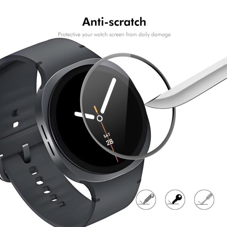 For Samsung Galaxy Watch8 44mm 2pcs ENKAY 3D Full Coverage Soft PC Edge PMMA HD Screen Film - free shipping - PMC TechLife - Order now!