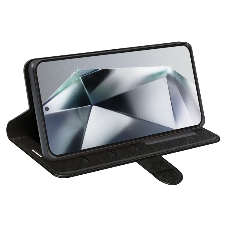 For Samsung Galaxy S25 Ultra 5G R64 Texture Horizontal Flip Leather Phone Case(Black) - Galaxy S25 Ultra 5G Cases by PMC Jewellery | Online Shopping South Africa | PMC Jewellery | Buy Now Pay Later Mobicred