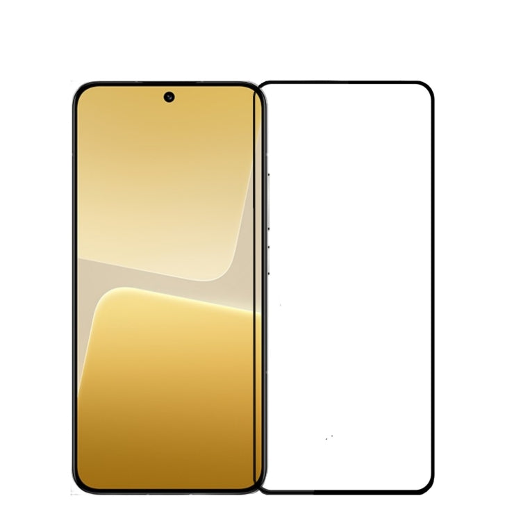 For Xiaomi 14 MOFI 9H 2.5D Full Screen Tempered Glass Film(Black) -  by MOFI | Online Shopping South Africa | PMC TechLife
