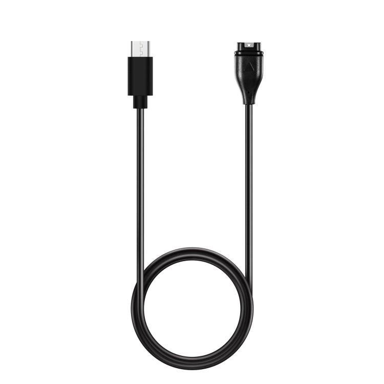 For Garmin Instinct Crossover Type-C Port Watch Charger With Data Transmission(Black) - Charger by PMC TechLife | Online Shopping South Africa | PMC TechLife | Buy Now Pay Later Mobicred