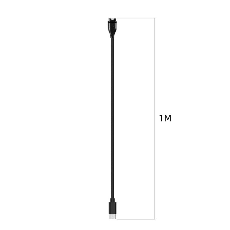 For Garmin Enduro 2 Type-C Port Watch Charger With Data Transmission(Black) - Charger by PMC TechLife | Online Shopping South Africa | PMC TechLife | Buy Now Pay Later Mobicred