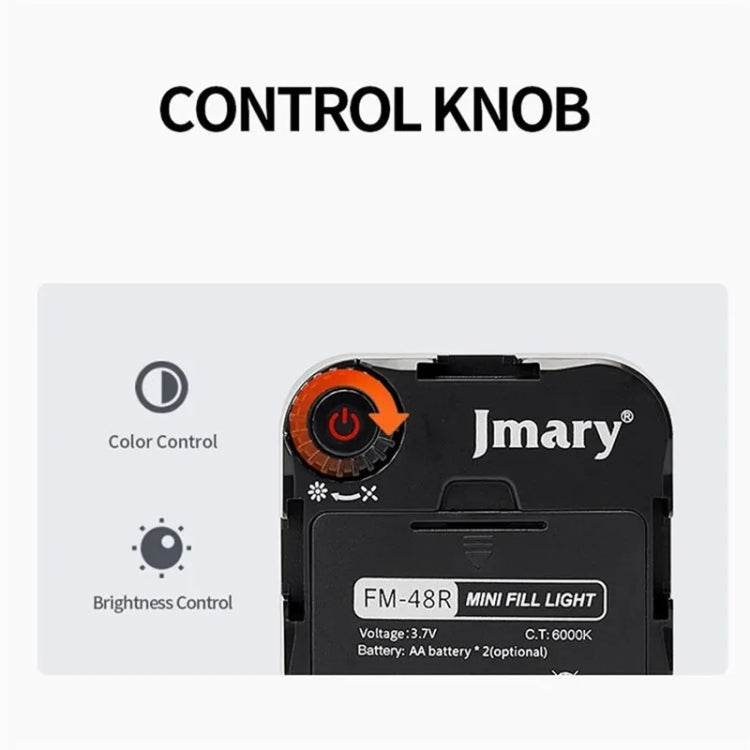 JMARY FM-48R Dimmable Photography LED Fill Light Portable Mini Camera Phone Fill Light -  by Jmary | Online Shopping South Africa | PMC TechLife | Buy Now Pay Later Mobicred