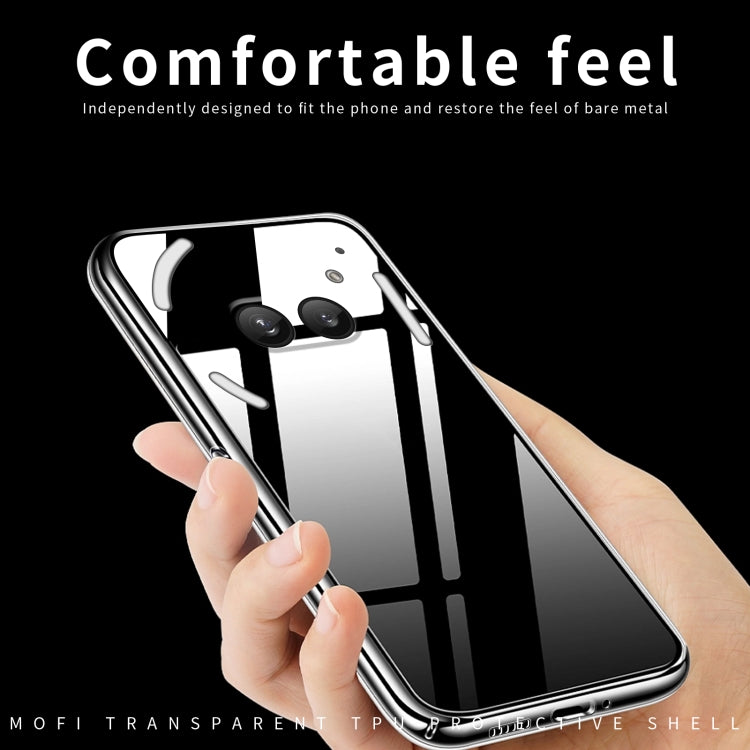 For Nothing Phone 2a MOFI Ming Series Ultra-thin TPU Phone Case(Transparent) - More Brand by MOFI | Online Shopping South Africa | PMC Jewellery | Buy Now Pay Later Mobicred