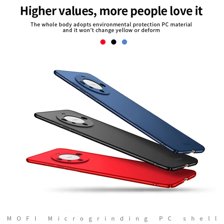 For Huawei Mate 60 Pro MOFI Micro-Frosted PC Ultra-thin Hard Phone Case(Black) - Huawei Cases by MOFI | Online Shopping South Africa | PMC TechLife | Buy Now Pay Later Mobicred