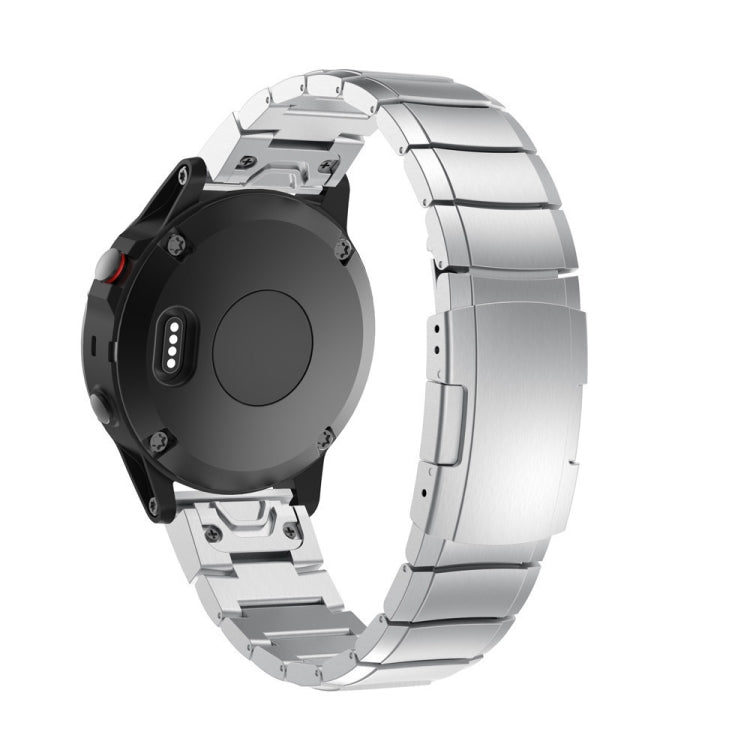 For Garmin Enduro 2 26mm Titanium Alloy Quick Release Watch Band(Sliver) - Watch Bands by PMC TechLife | Online Shopping South Africa | PMC TechLife