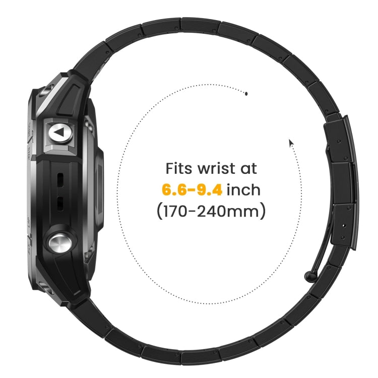 For Garmin Fenix 7X 26mm Titanium Alloy Quick Release Watch Band(Sliver) - Watch Bands by PMC TechLife | Online Shopping South Africa | PMC TechLife