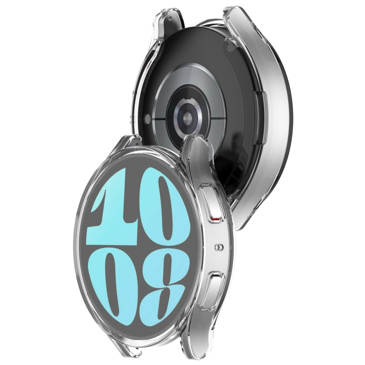 For Samsung Galaxy Watch 6 40mm Fully Enclosed TPU Watch Protective Case(Sliver) - Watch Cases by PMC TechLife | Online Shopping South Africa | PMC TechLife