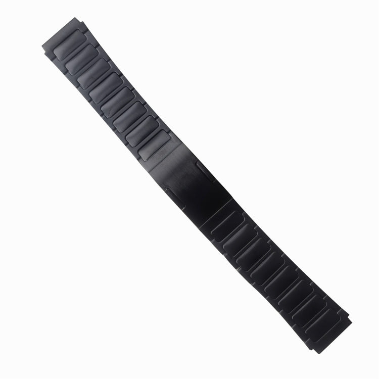 For Garmin Forerunner 255 22mm I-Shaped Titanium Alloy Watch Band(Black) - Watch Bands by PMC TechLife | Online Shopping South Africa | PMC TechLife