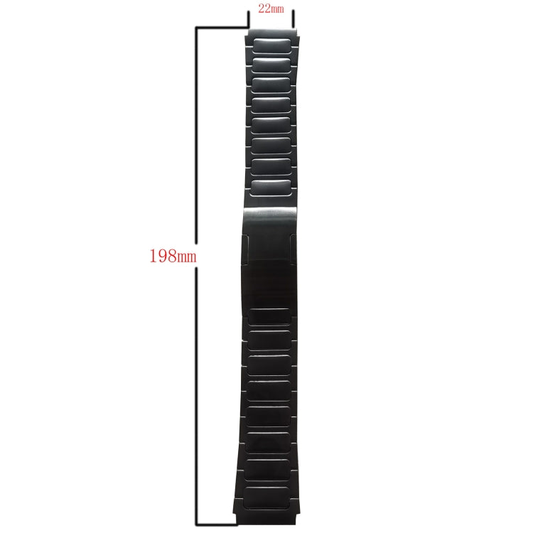 For Garmin Vivoactive 4 22mm I-Shaped Titanium Alloy Watch Band(Sliver) - Watch Bands by PMC TechLife | Online Shopping South Africa | PMC TechLife