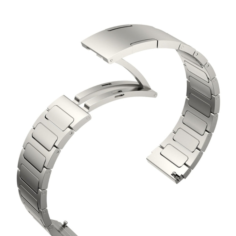 For Huawei Watch Ultimate 22mm I-Shaped Titanium Alloy Watch Band(Sliver) - Watch Bands by PMC Jewellery | Online Shopping South Africa | PMC Jewellery