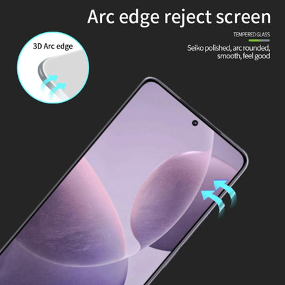 For Xiaomi Redmi K70 / K70 Pro PINWUYO 9H 3D  Full Screen Explosion-proof Tempered Glass Film(Black) -  by PINWUYO | Online Shopping South Africa | PMC Jewellery | Buy Now Pay Later Mobicred