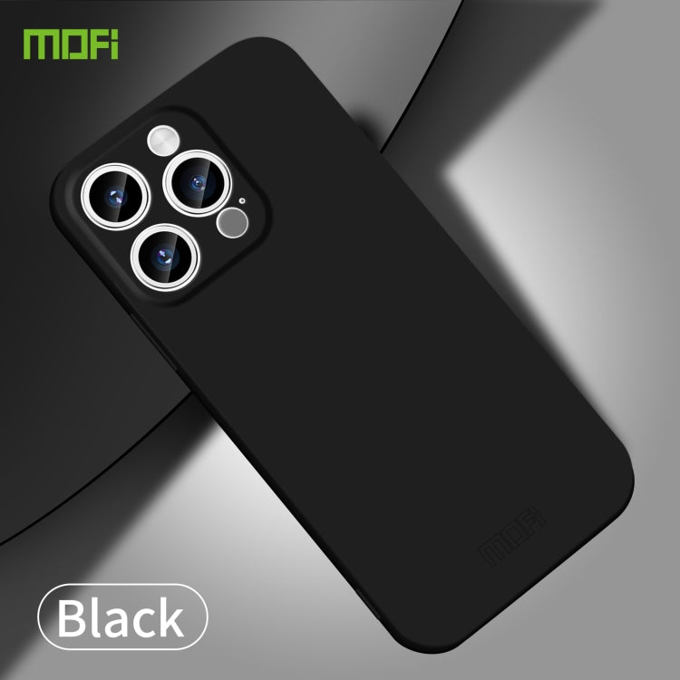 For iPhone 14 Pro Max MOFI Qin Series Skin Feel All-inclusive PC Phone Case(Black) - iPhone 14 Pro Max Cases by MOFI | Online Shopping South Africa | PMC TechLife | Buy Now Pay Later Mobicred