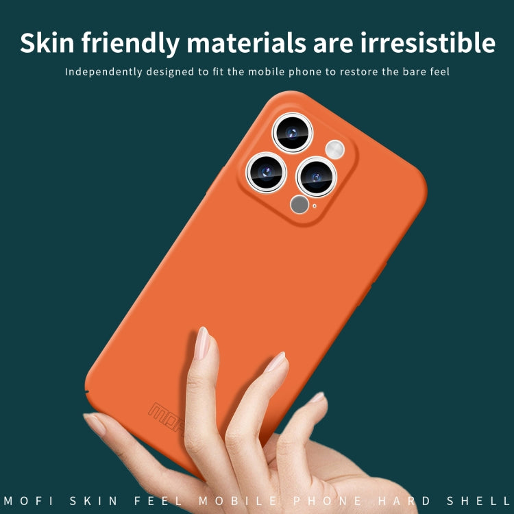 For iPhone 14 Pro Max MOFI Qin Series Skin Feel All-inclusive PC Phone Case(Blue) - iPhone 14 Pro Max Cases by MOFI | Online Shopping South Africa | PMC TechLife | Buy Now Pay Later Mobicred