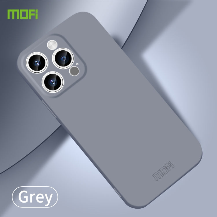 For iPhone 14 Pro Max MOFI Qin Series Skin Feel All-inclusive PC Phone Case(Gray) - iPhone 14 Pro Max Cases by MOFI | Online Shopping South Africa | PMC TechLife