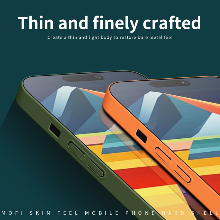 For iPhone 14 Pro Max MOFI Qin Series Skin Feel All-inclusive PC Phone Case(Orange) - iPhone 14 Pro Max Cases by MOFI | Online Shopping South Africa | PMC TechLife | Buy Now Pay Later Mobicred