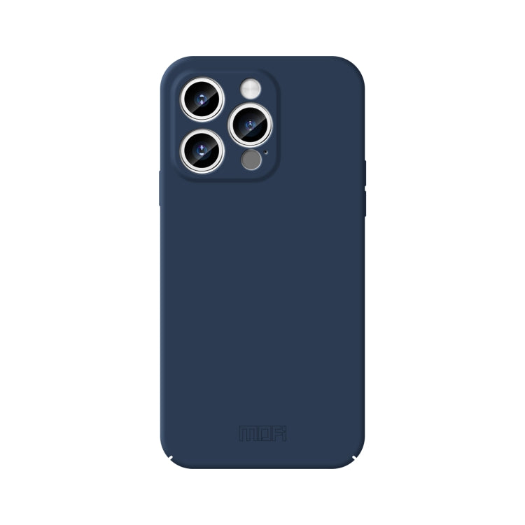 For iPhone 14 Pro MOFI Qin Series Skin Feel All-inclusive PC Phone Case(Blue) - iPhone 14 Pro Cases by MOFI | Online Shopping South Africa | PMC Jewellery