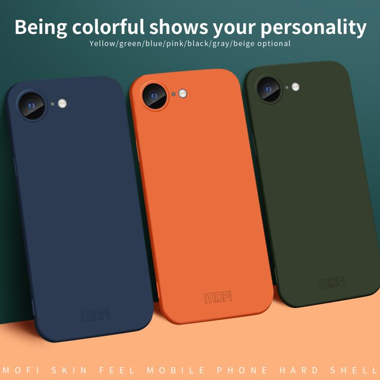 For iPhone 16e MOFI Qin Series Skin Feel All-inclusive PC Phone Case(Green) - free shipping - PMc TechLife - Order now!