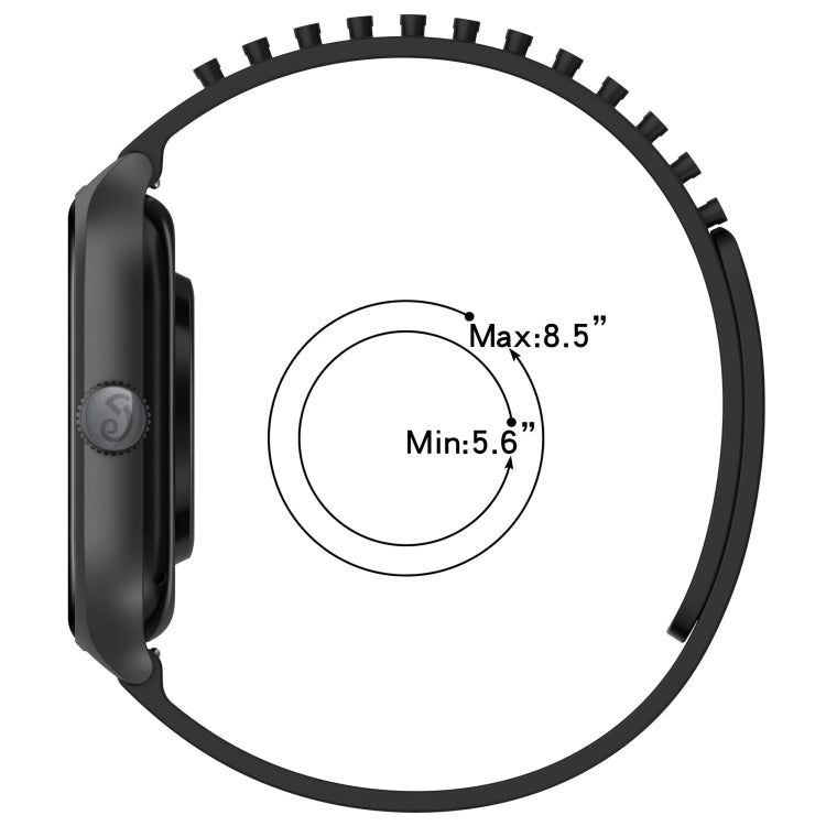 For Garmin Approach S40 20mm Holes Breathable 3D Dots Silicone Watch Band(White) - Watch Bands by PMC TechLife | Online Shopping South Africa | PMC TechLife