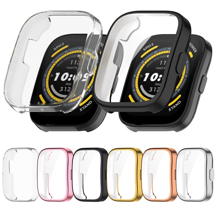 For Amazfit Bip 5 All-Inclusive TPU Protective Case(Black) - Watch Cases by PMC Jewellery | Online Shopping South Africa | PMC Jewellery