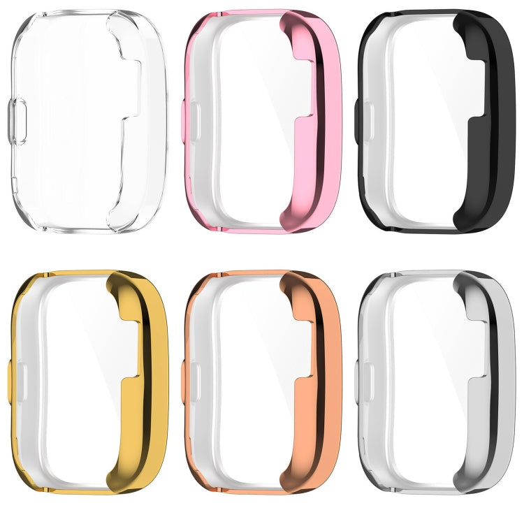 For Amazfit Bip 5 All-Inclusive TPU Protective Case(Pink) - Watch Cases by PMC Jewellery | Online Shopping South Africa | PMC Jewellery