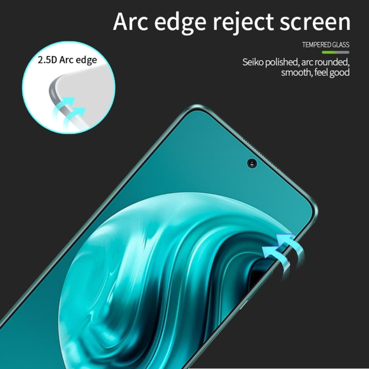 For Huawei nova 12i MOFI 9H 2.5D Full Screen Tempered Glass Film(Black) - Huawei Tempered Glass by MOFI | Online Shopping South Africa | PMC TechLife | Buy Now Pay Later Mobicred