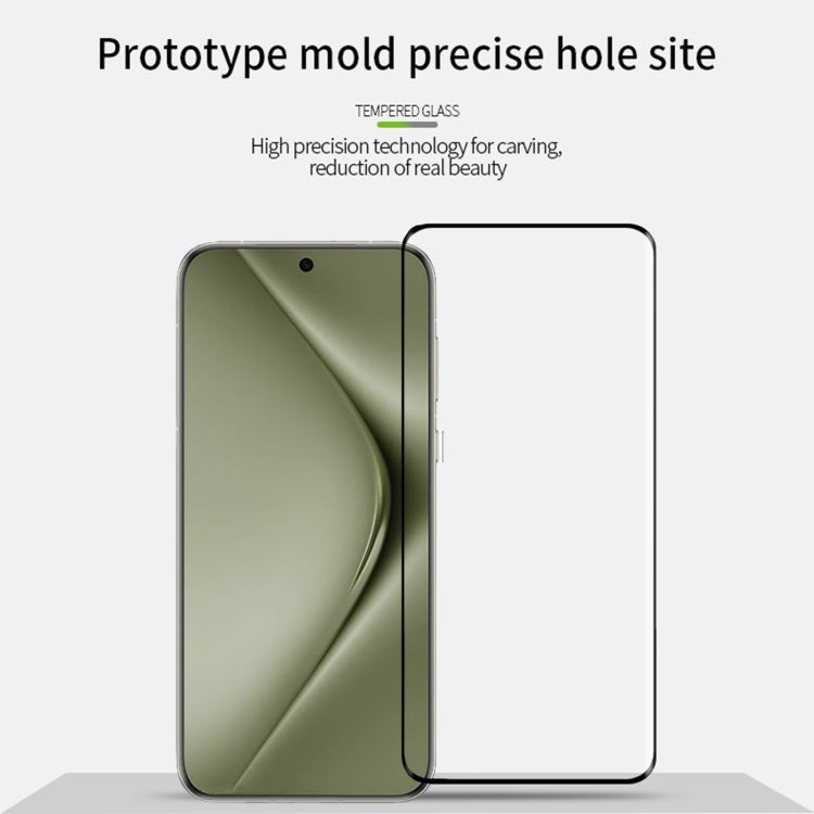 For Huawei Pura 70 Pro /70 Pro+ / 70 Ultra MOFI 9H 3D Hot Bending Tempered Glass Film(Black) - Huawei Tempered Glass by MOFI | Online Shopping South Africa | PMC Jewellery | Buy Now Pay Later Mobicred