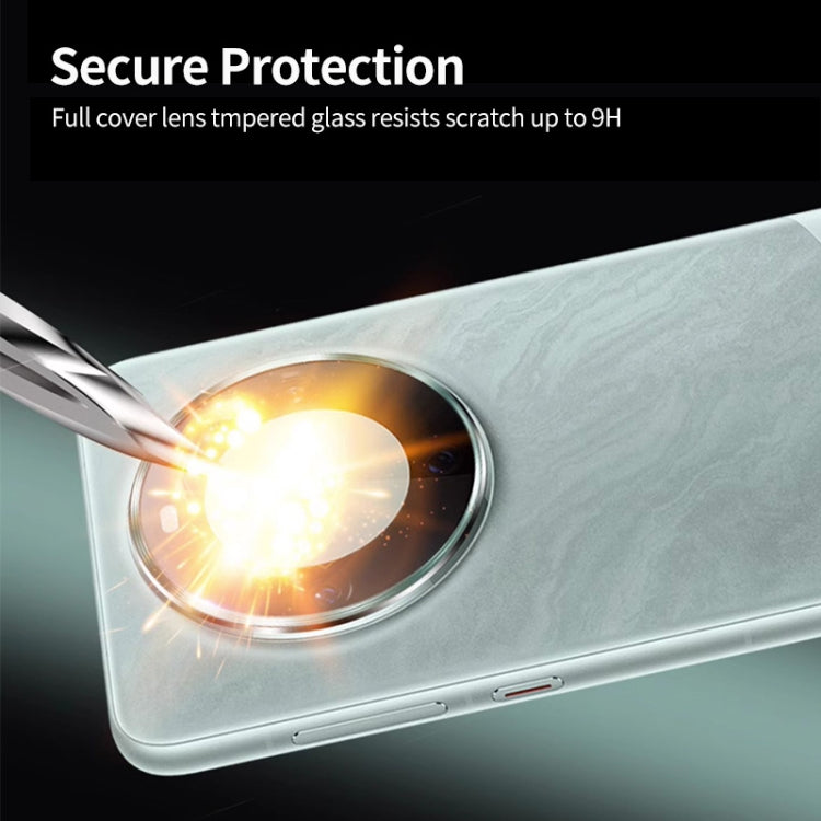 For Huawei Mate 60 Pro / Mate 60 Pro+ ENKAY Hat-Prince 9H Rear Camera Lens Aluminium Alloy Tempered Glass Full Film(Silver) - Huawei Tempered Glass by ENKAY | Online Shopping South Africa | PMC Jewellery