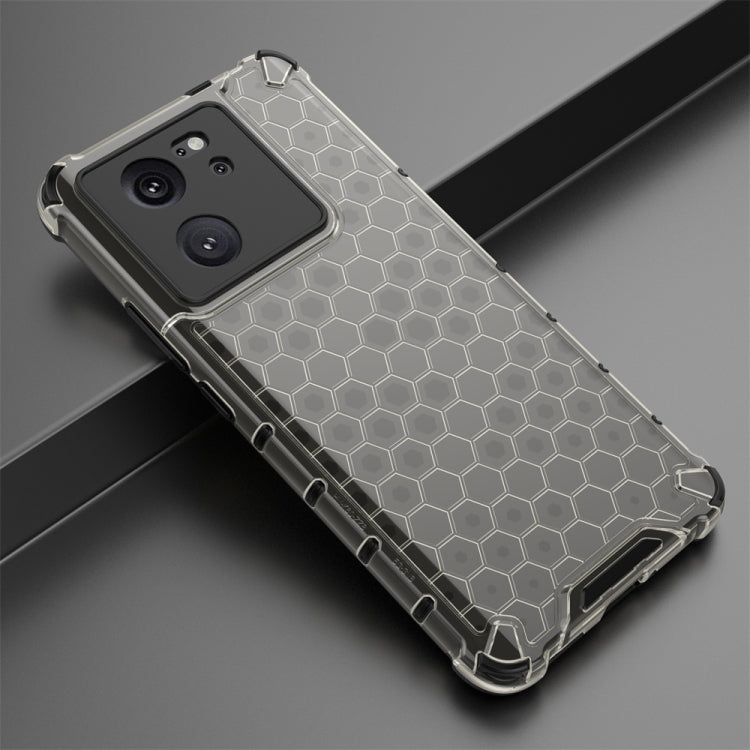 For Xiaomi 13T Shockproof Honeycomb Phone Case(Black) - Xiaomi Cases by PMC TechLife | Online Shopping South Africa | PMC TechLife | Buy Now Pay Later Mobicred