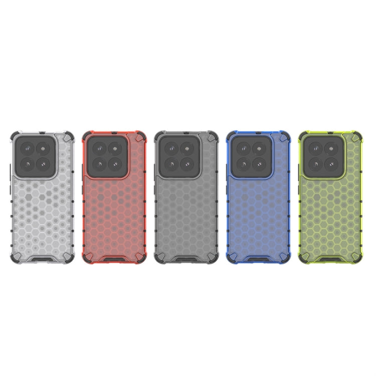 For Xiaomi 14 Pro Shockproof Honeycomb Phone Case(Red) - 14 Pro Cases by PMC TechLife | Online Shopping South Africa | PMC TechLife | Buy Now Pay Later Mobicred