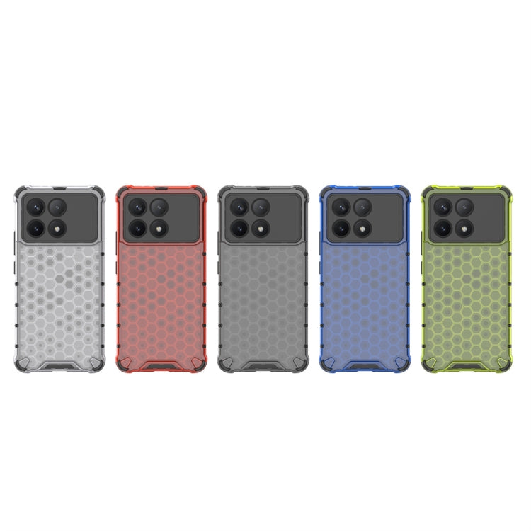 For Xiaomi Poco X6 Pro Shockproof Honeycomb Phone Case(White) - Xiaomi Cases by PMC TechLife | Online Shopping South Africa | PMC TechLife