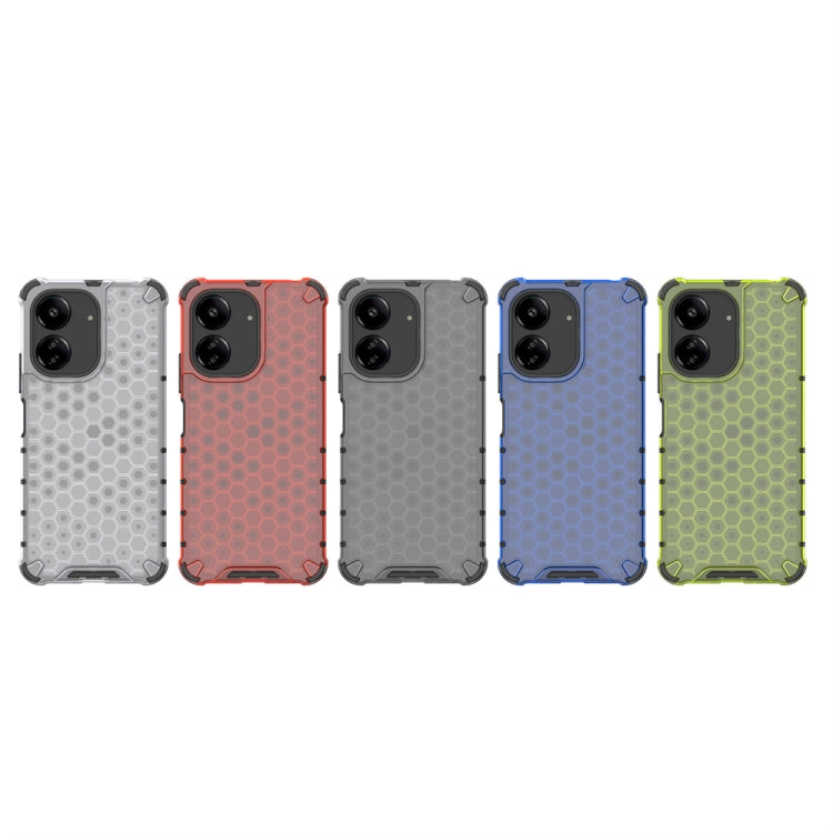 For  Redmi 13C 4G Shockproof Honeycomb Phone Case(Red) - Xiaomi Cases by PMC TechLife | Online Shopping South Africa | PMC TechLife | Buy Now Pay Later Mobicred