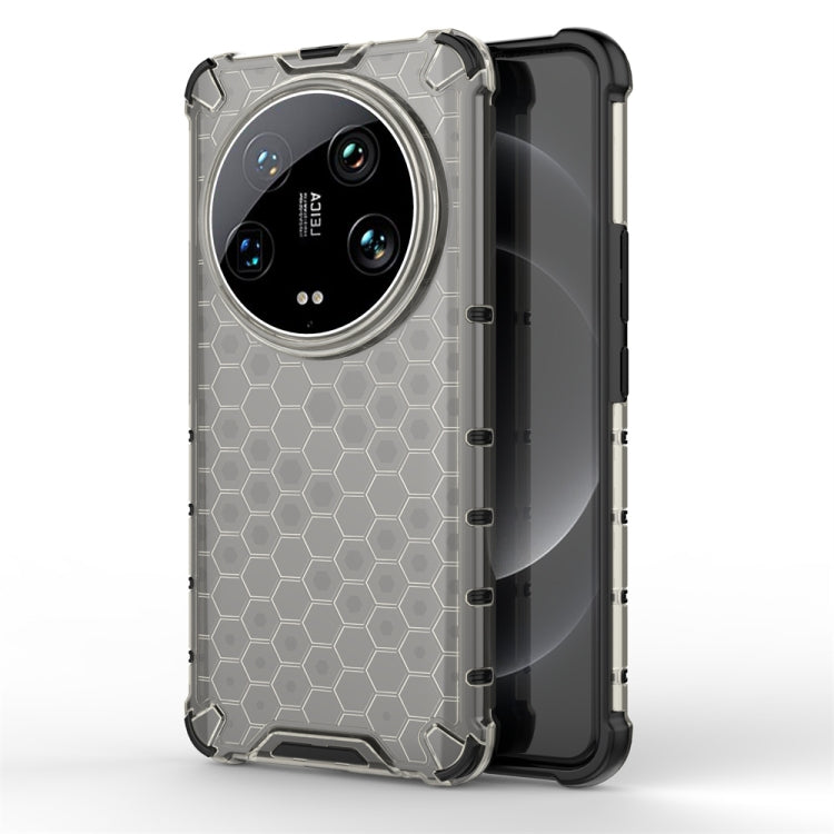 For Xiaomi 14 Ultra Shockproof Honeycomb Phone Case(Black) - 14 Ultra Cases by PMC TechLife | Online Shopping South Africa | PMC TechLife | Buy Now Pay Later Mobicred
