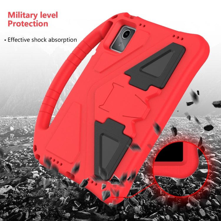 For Lenovo Tab M11 /Xiaoxin Pad 11 2024 EVA Shockproof Tablet Case with Holder(Red) - Lenovo by PMC Jewellery | Online Shopping South Africa | PMC Jewellery | Buy Now Pay Later Mobicred