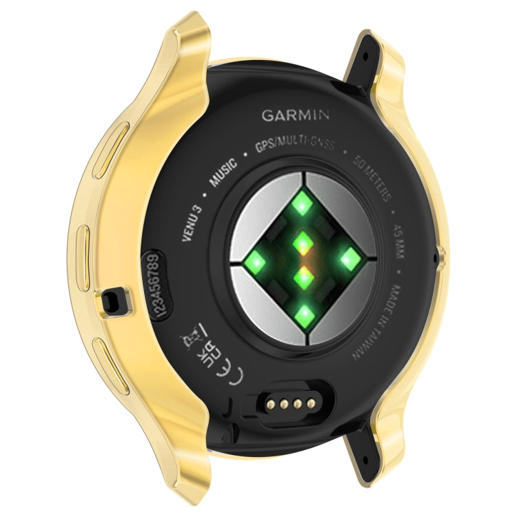 For Garmin Venu 3 TPU All-Inclusive Watch Protective Case(Gold) - Watch Cases by PMC TechLife | Online Shopping South Africa | PMC TechLife
