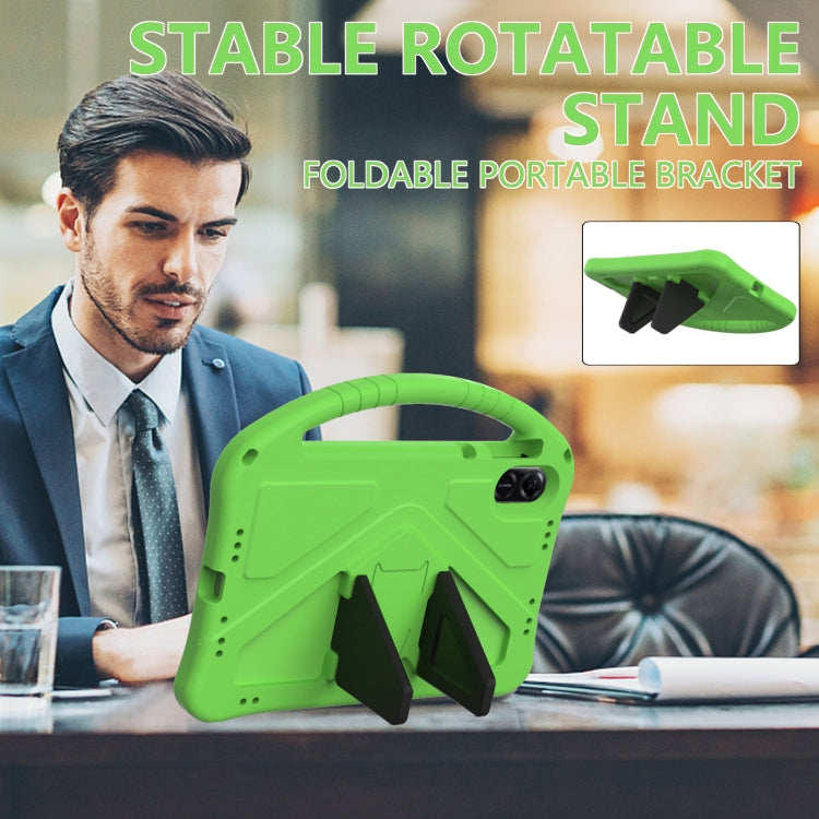 For Honor Pad X9 EVA Shockproof Tablet Case with Holder(Green) - Honor by PMC TechLife | Online Shopping South Africa | PMC TechLife | Buy Now Pay Later Mobicred