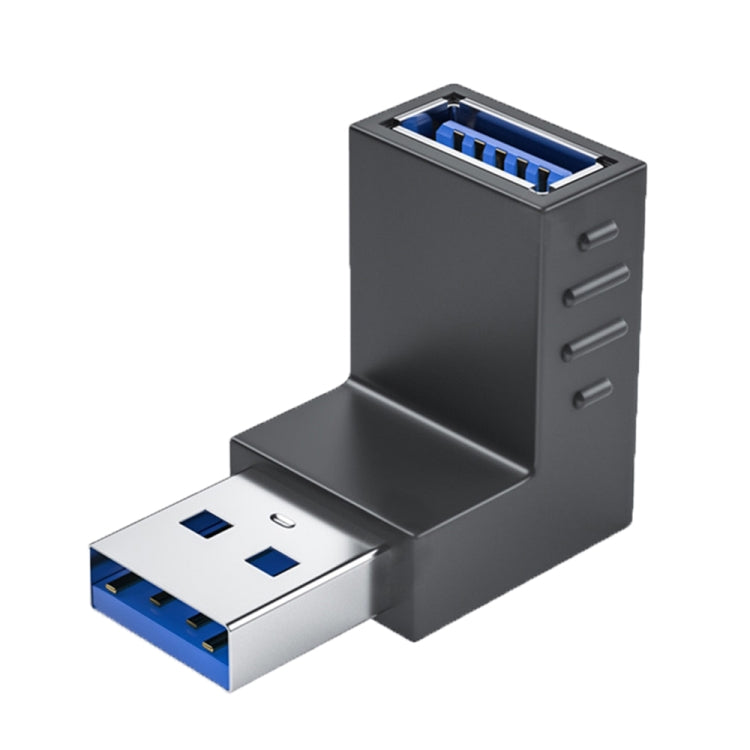 ENKAY USB 3.0 Adapter 90 Degree Angle Male to Female Combo Coupler Extender Connector, Angle:Vertical Up - USB 3.0 by ENKAY | Online Shopping South Africa | PMC Jewellery | Buy Now Pay Later Mobicred