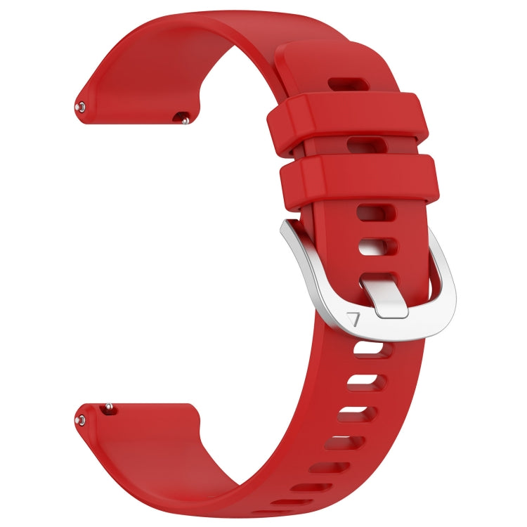 For Garmin Venu 3S Liquid Glossy Silver Buckle Silicone Watch Band(Red) - free shipping - PMC TechLife - Order now!