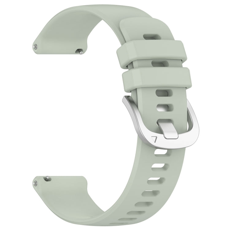 For Garmin Venu 2S Liquid Glossy Silver Buckle Silicone Watch Band(Green) - free shipping - PMC TechLife - Order now!