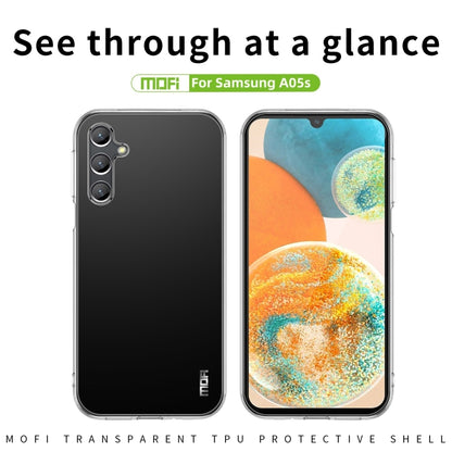 For Samsung Galaxy A05s MOFI Ming Series Ultra-thin TPU Phone Case(Transparent) - Galaxy Phone Cases by MOFI | Online Shopping South Africa | PMC Jewellery