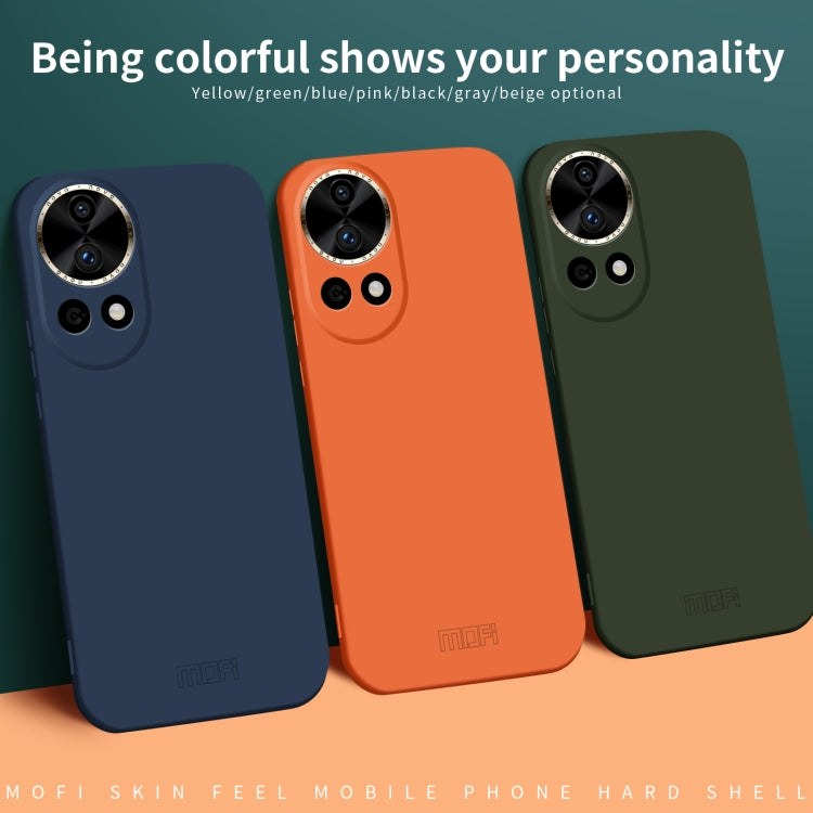 For Huawei nova 12 MOFI Qin Series Skin Feel All-inclusive PC Phone Case(Gray) - Huawei Cases by MOFI | Online Shopping South Africa | PMC TechLife | Buy Now Pay Later Mobicred