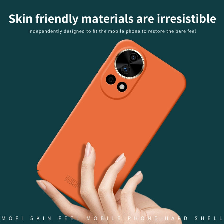 For Huawei nova 12 Pro / 12 Ultra MOFI Qin Series Skin Feel All-inclusive PC Phone Case(Blue) - Huawei Cases by MOFI | Online Shopping South Africa | PMC Jewellery | Buy Now Pay Later Mobicred