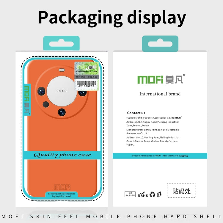 For Huawei nova 12 MOFI Qin Series Skin Feel All-inclusive PC Phone Case(Gray) - Huawei Cases by MOFI | Online Shopping South Africa | PMC TechLife | Buy Now Pay Later Mobicred