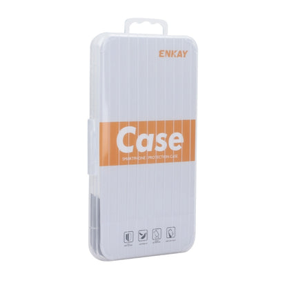 For iPhone 14 ENKAY MagSafe Matte TPU Phone Case with Lens Film(Dark Blue) - iPhone 14 Cases by ENKAY | Online Shopping South Africa | PMC Jewellery