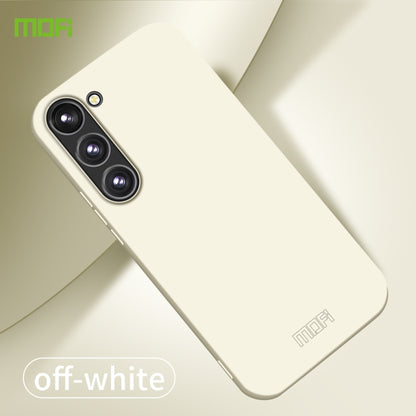 For Samsung Galaxy S23 5G MOFI Qin Series Skin Feel All-inclusive PC Phone Case(Beige) - Galaxy S23 5G Cases by MOFI | Online Shopping South Africa | PMC Jewellery