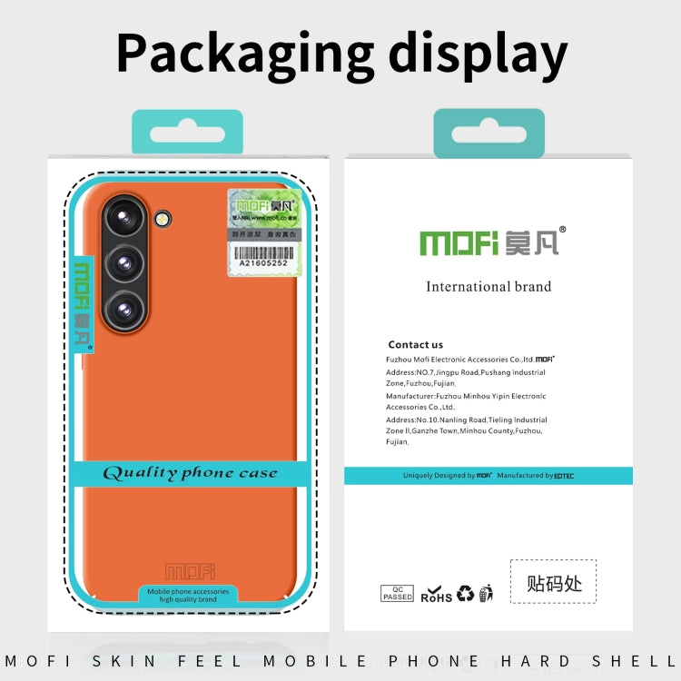 For Samsung Galaxy S23+ 5G MOFI Qin Series Skin Feel All-inclusive PC Phone Case(Gray) - Galaxy Phone Cases by MOFI | Online Shopping South Africa | PMC Jewellery