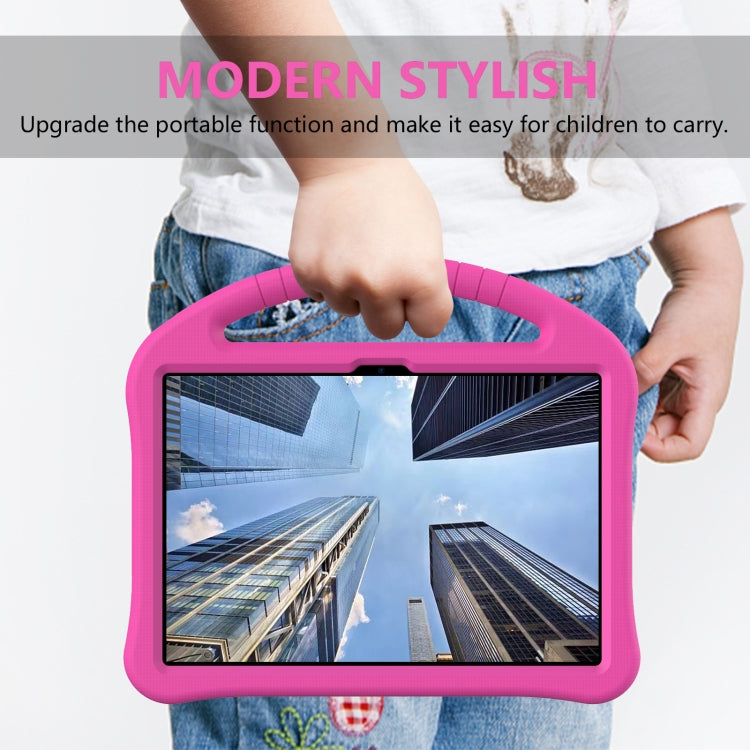 For Teclast M40 SE 2022 EVA Shockproof Tablet Case with Holder(Rose Red) - Teclast by PMC TechLife | Online Shopping South Africa | PMC TechLife | Buy Now Pay Later Mobicred