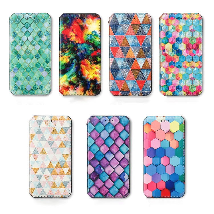 For Xiaomi 14 Pro CaseNeo Colorful Magnetic Leather Phone Case(Colorful Cube) - free shipping - PMC TechLife - Order now!