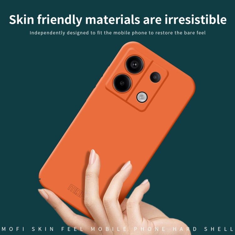 For Xiaomi Redmi Note 13 5G MOFI Qin Series Skin Feel All-inclusive PC Phone Case(Gray) - Xiaomi Cases by MOFI | Online Shopping South Africa | PMC TechLife | Buy Now Pay Later Mobicred